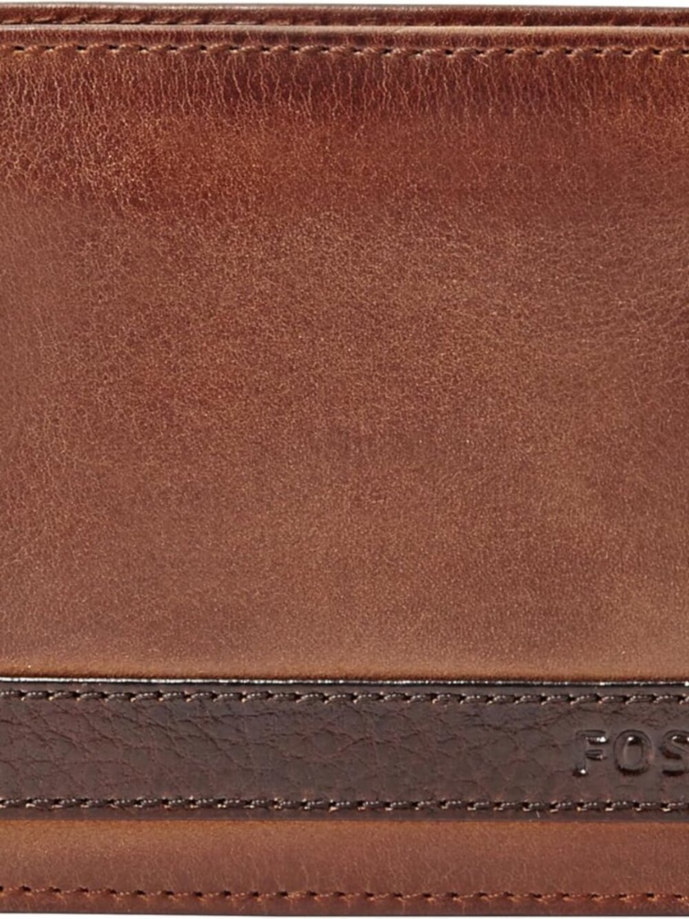 Fossil Quinn Flip ID Bifold Wallet Brown ML3644 Brown